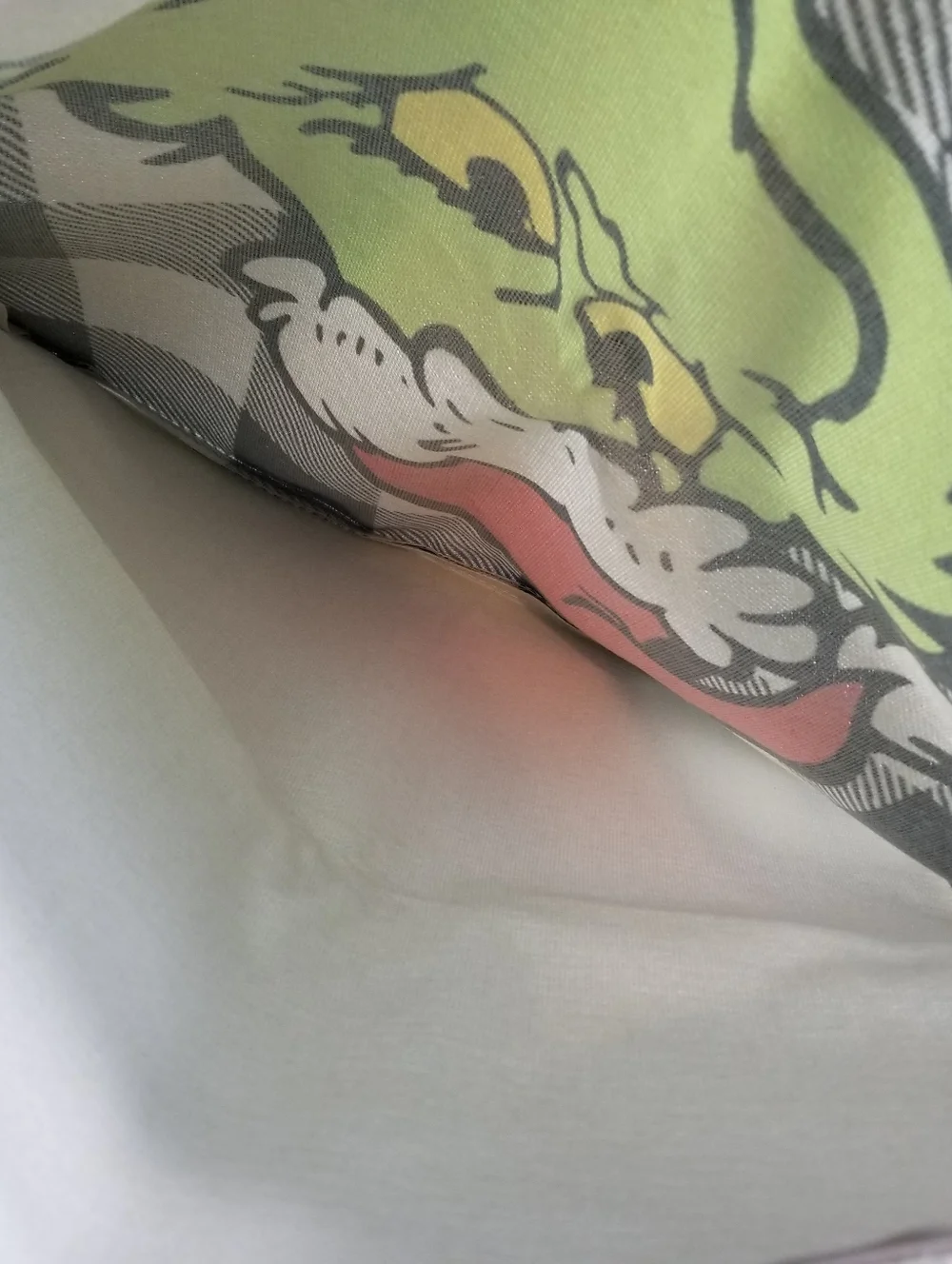GRINCH FACE DECORATIVE PILLOW COVER